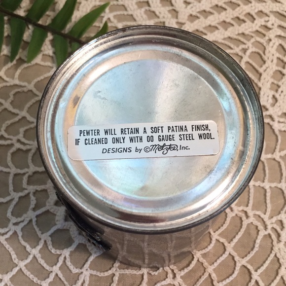 Vintage Pen Holder With Pewter Elephant Design Metzke 1974 - Picture 6 of 9